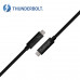 Thunderbolt 3 ケーブル (0.7m) パッシブ 40Gb/s, 100W, 20V, 5A